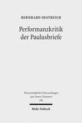 Performanzkritik der Paulusbriefe