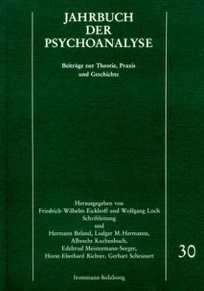 Jahrbuch der Psychoanalyse / Band 30