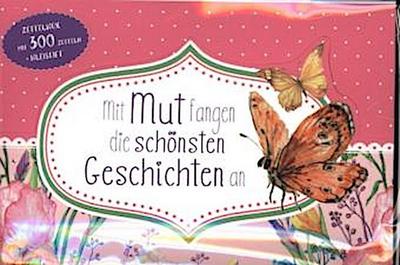 Zettelbox mit Stift