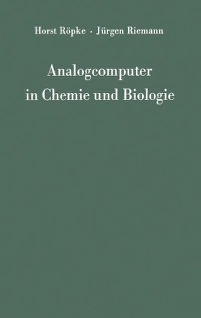 Analogcomputer in Chemie und Biologie
