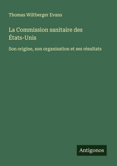 La Commission sanitaire des États-Unis