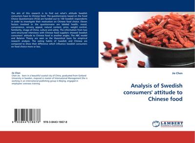 Analysis of Swedish consumers’ attitude to Chinese food