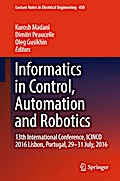 Informatics in Control, Automation and Robotics