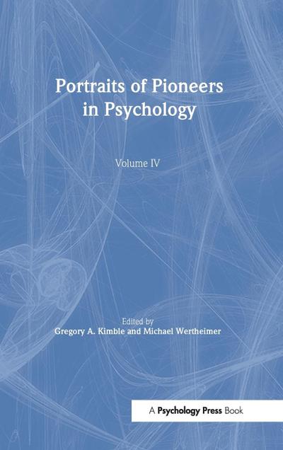 Portraits of Pioneers in Psychology