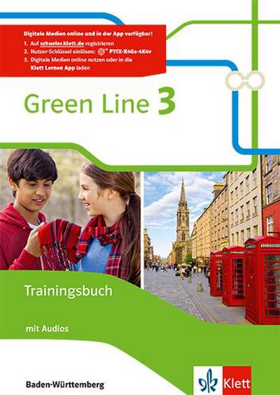 Green Line 3. Trainingsbuch mit Audios. Ausgabe Baden-Württemberg ab 2016
