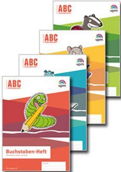 ABC-Lernlandschaft 1/2. Basis-Paket: 4 Arbeitshefte Grundschrift Klasse 1/2