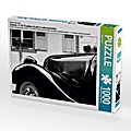 Ein Motiv aus dem Kalender Citroën 11 CV Traction Avant in schwarzweiss (Puzzle)
