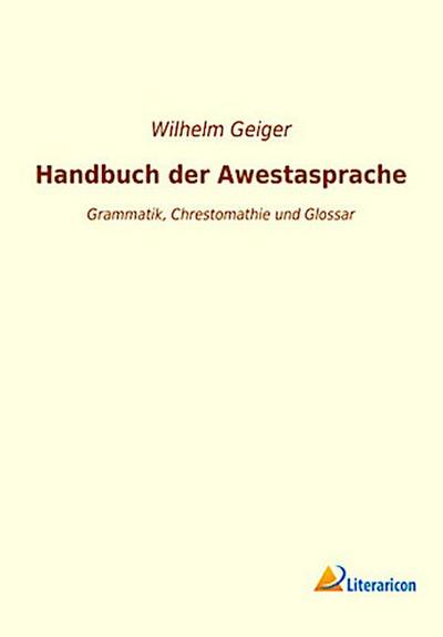 Handbuch der Awestasprache