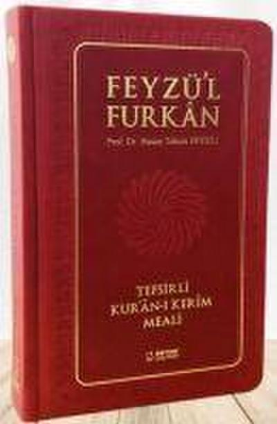Feyzül Furkan Tefsirli Kuran-i Kerim Meali Orta Boy, Tefsirli Meal, Ciltli - Bordo