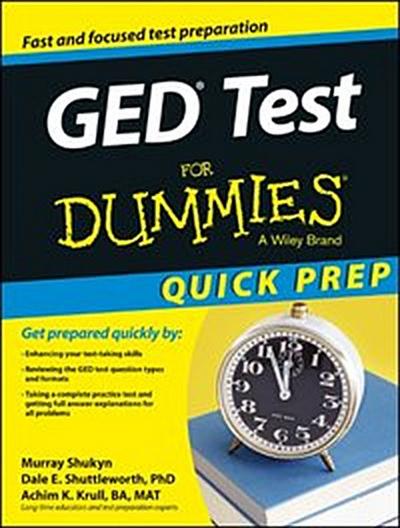 GED Test For Dummies, Quick Prep
