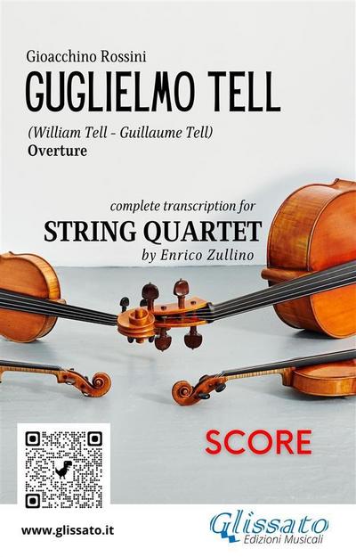 String Quartet: "William Tell" overture by Rossini (score)