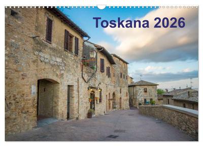 Toskana - 2026 (Wandkalender 2026 DIN A3 quer), CALVENDO Monatskalender