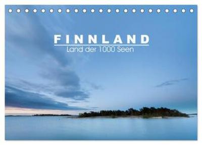 Finnland: Land der 1000 Seen (Tischkalender 2026 DIN A5 quer), CALVENDO Monatskalender