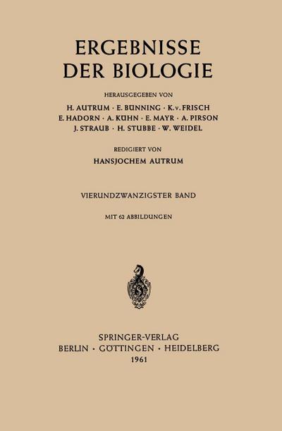 Ergebnisse Der Biologie