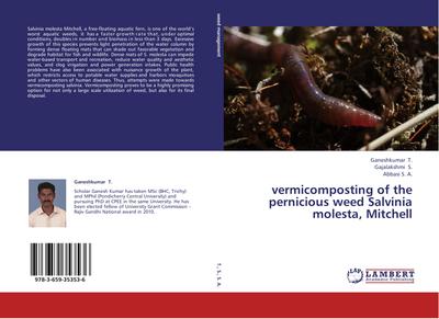 vermicomposting of the pernicious weed Salvinia molesta, Mitchell