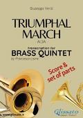 Triumphal March - Brass Quintet score & parts