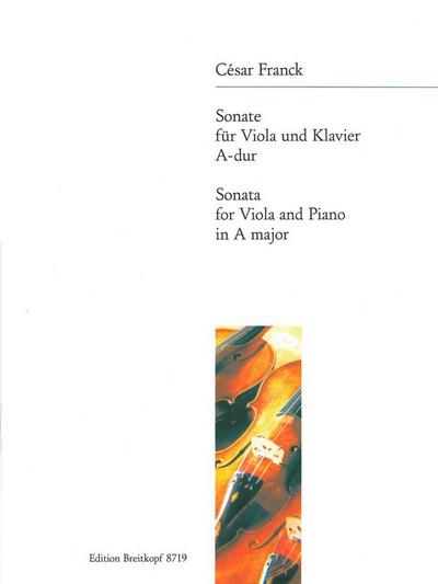 Sonate A-Durfür Viola und Klavier