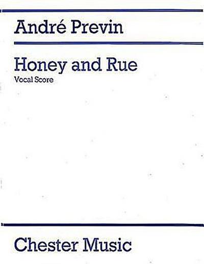 Honey and Rue: Soprano and Piano