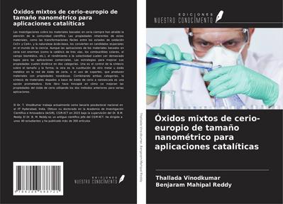 Óxidos mixtos de cerio-europio de tamaño nanométrico para aplicaciones catalíticas