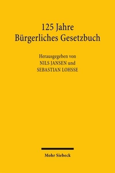 125 Jahre Bürgerliches Gesetzbuch