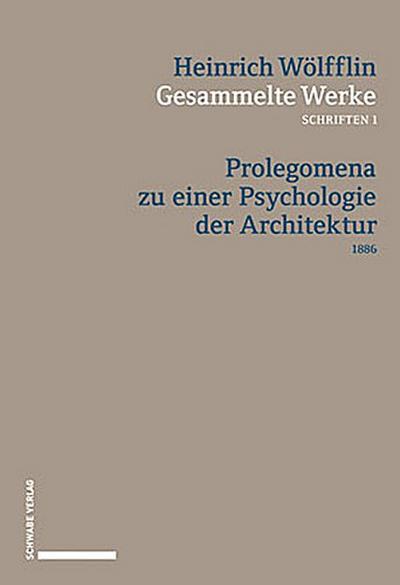 Gesammelte Werke, Schriften. Bd.1