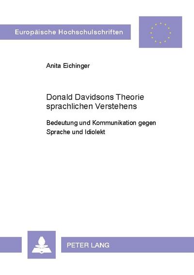 Donald Davidsons Theorie sprachlichen Verstehens