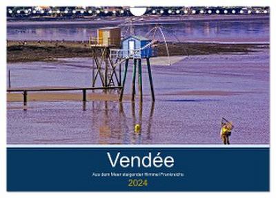Vendée Aus dem Meer steigender Himmel Frankreichs (Wandkalender 2024 DIN A4 quer), CALVENDO Monatskalender
