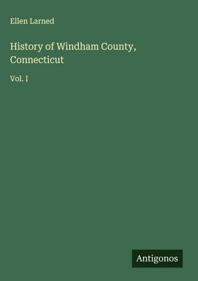 History of Windham County, Connecticut