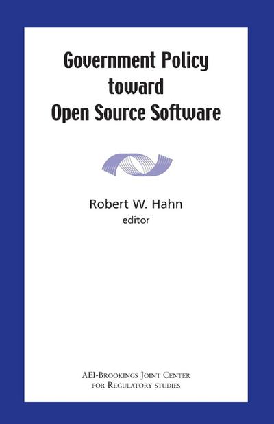 Government Policy toward Open Source Software