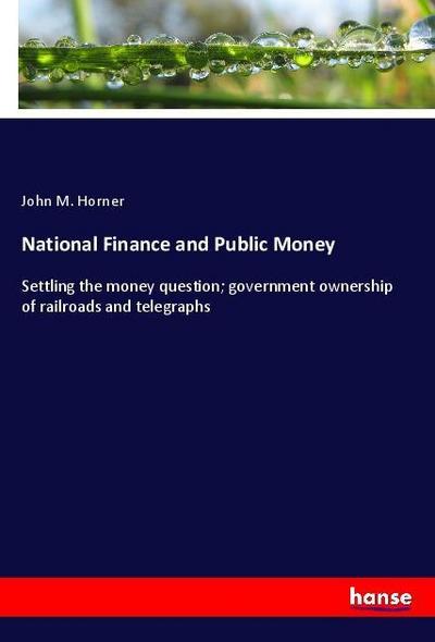 National Finance and Public Money