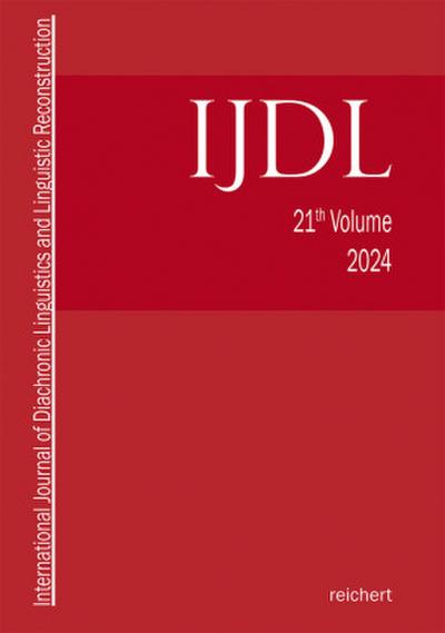 International Journal of Diachronic Linguistics and Linguistic Reconstruction
