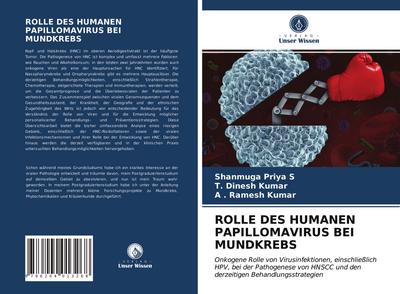 ROLLE DES HUMANEN PAPILLOMAVIRUS BEI MUNDKREBS