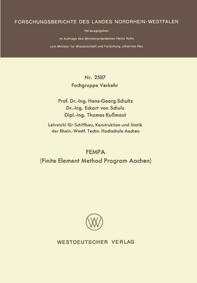 FEMPA (Finite Element Method Program Aachen)