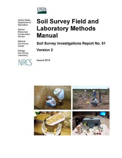 Soil Survey Field and Laboratory Methods Manual - Soil Survey Investigations Report No. 51 (Version 2) Issued 2014