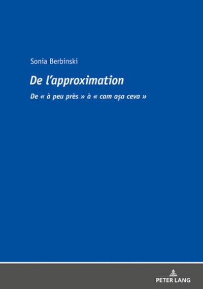 De l’approximation