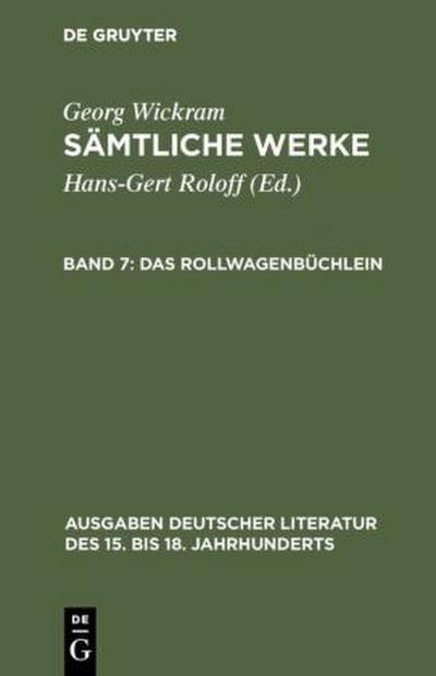 Das Rollwagenbüchlein