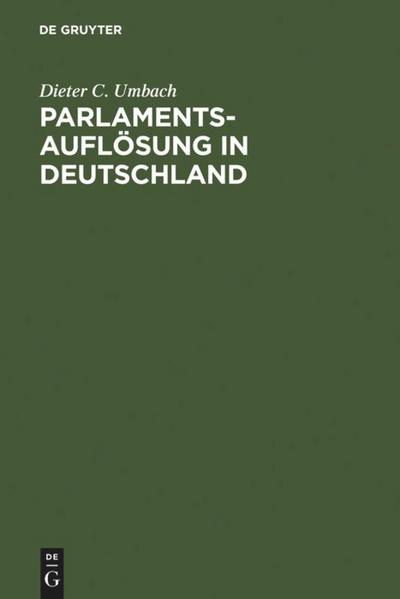 Parlamentsauflösung in Deutschland