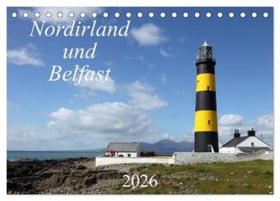 Nordirland und Belfast (Tischkalender 2026 DIN A5 quer), CALVENDO Monatskalender