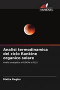 Analisi termodinamica del ciclo Rankine organico solare