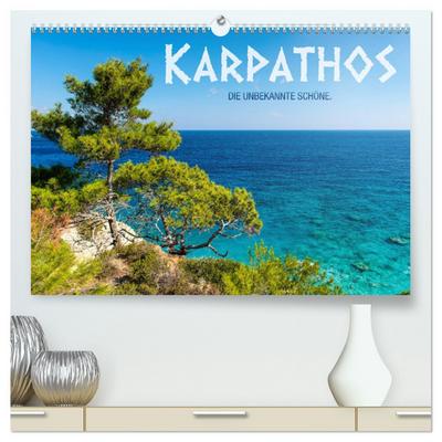 Karpathos - die unbekannte Schöne (hochwertiger Premium Wandkalender 2026 DIN A2 quer), Kunstdruck in Hochglanz