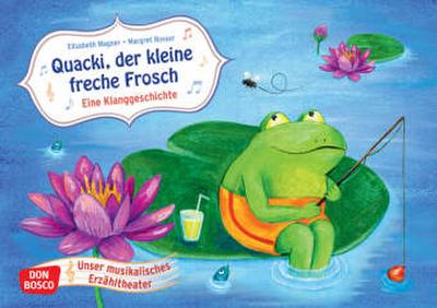 Quacki, der kleine freche Frosch. Kamishibai Bildkartenset