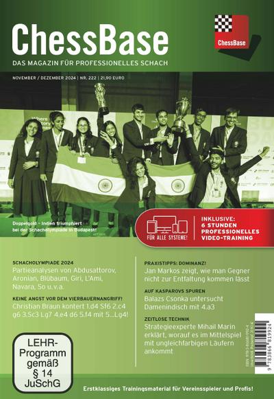 ChessBase Magazin 222 (November/Dezember 2024)