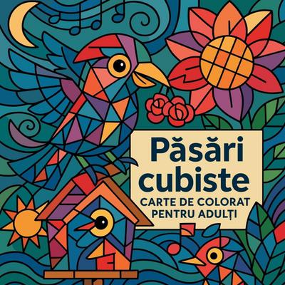 P¿s¿ri cubiste - Carte de colorat pentru adul¿i