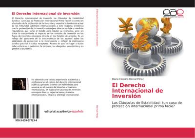 El Derecho Internacional de InversiÃ³n Diana Carolina Bernal PÃ©rez Author