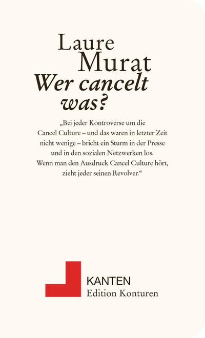 Laure, M: Wer cancelt was?