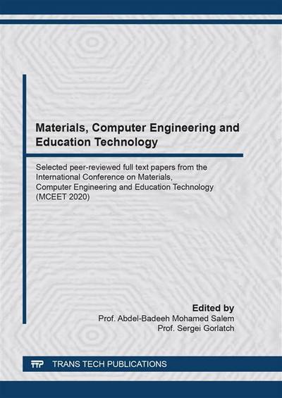 Materials, Computer Engineering and Education Technology