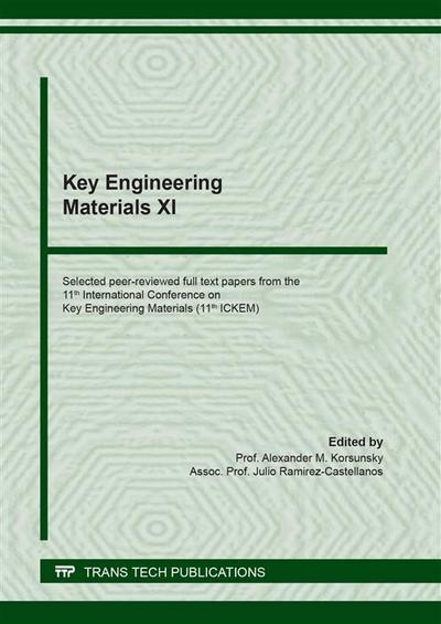 Key Engineering Materials XI