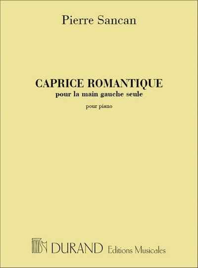 Caprice romantique pour piano main gauche