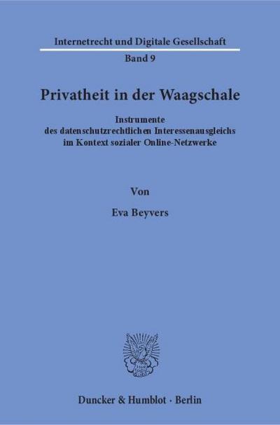 Privatheit in der Waagschale.