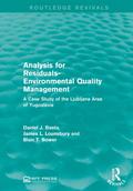 Analysis for Residuals-Environmental Quality Management